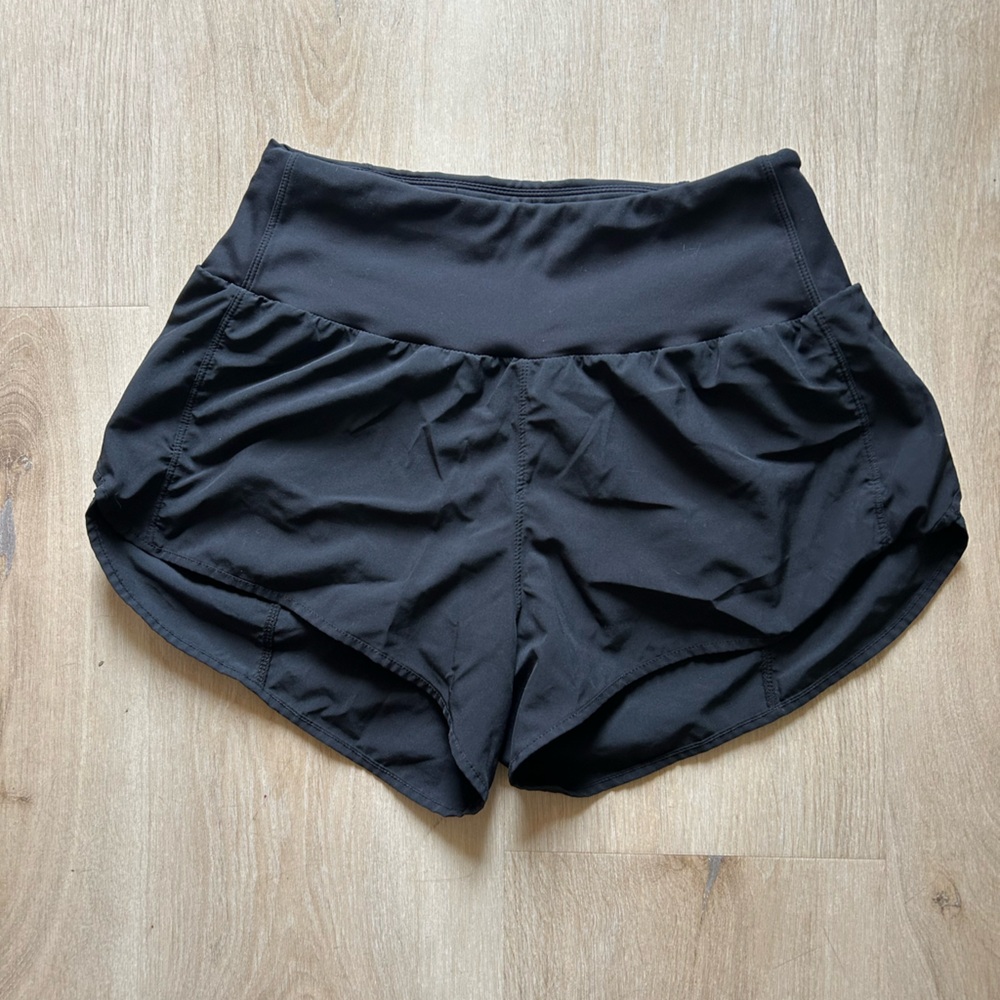 Women's Black Athletic Shorts